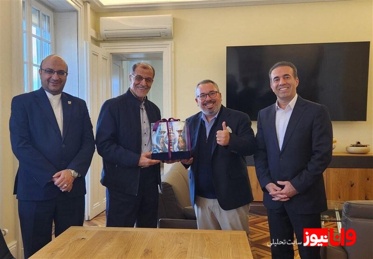 دیدار خسرویوفا و علینژاد با رئیس فدراسیون جهانی والیبال