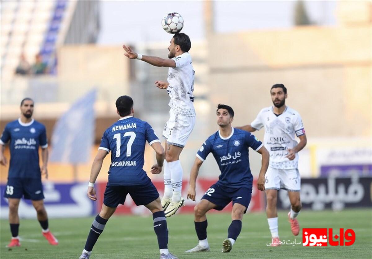 آغاز هفته هفتم لیگ برتر با برد خانگی گلگهر مقابل چادرملو صدرنشینی دوباره شاگردان تارتار