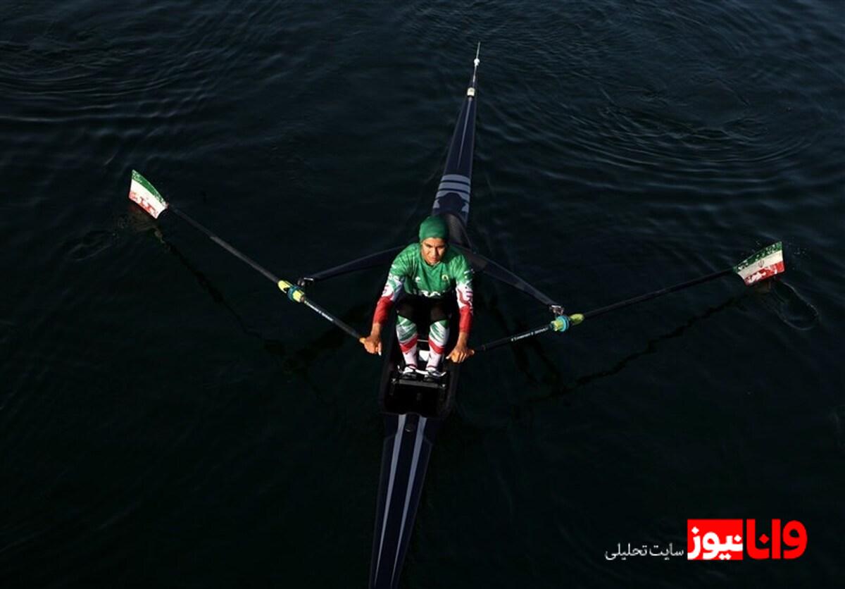 روئینگ قهرمانی آسیا| مجلل دومین طلا را برای تیم ایران ضرب کرد