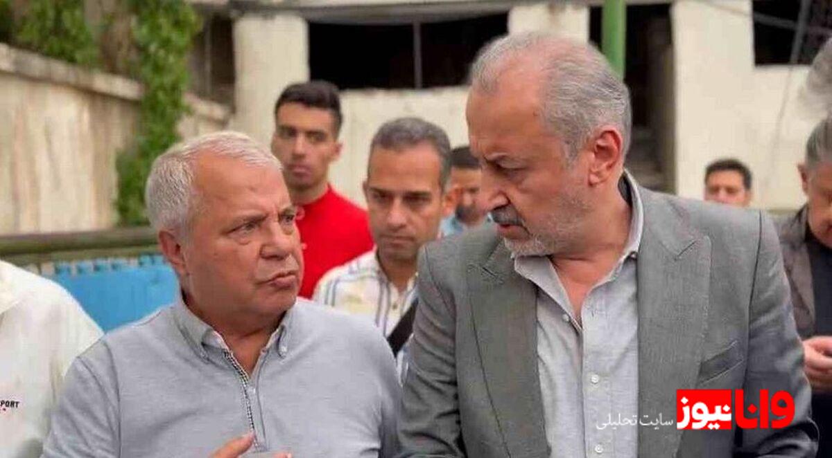 جمع پیشکسوتان پرسپولیس در مجلس ترحیم +عکس