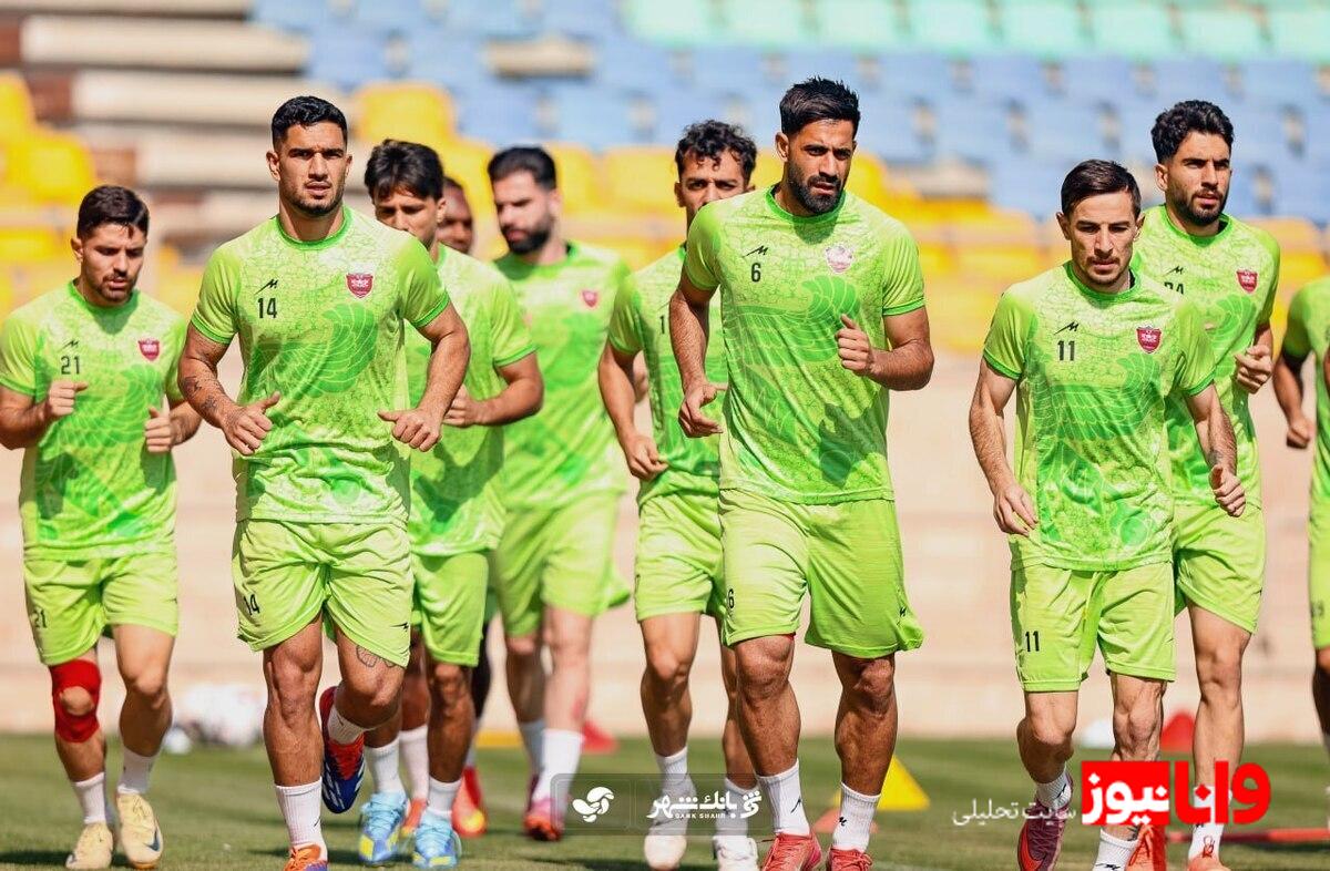 گزارش تمرین پرسپولیس