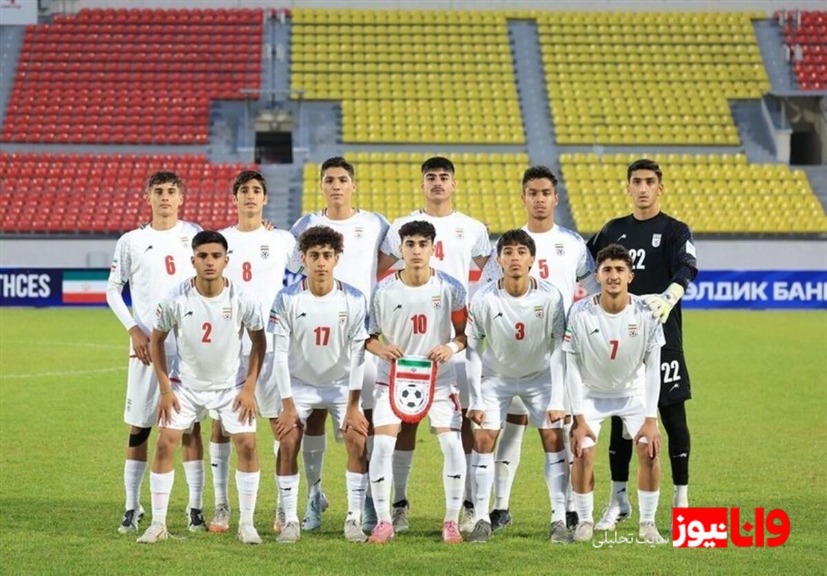 دومین برد تیم فوتبال نوجوانان ایران در دیدار دوستانه مقابل قرقیزستان