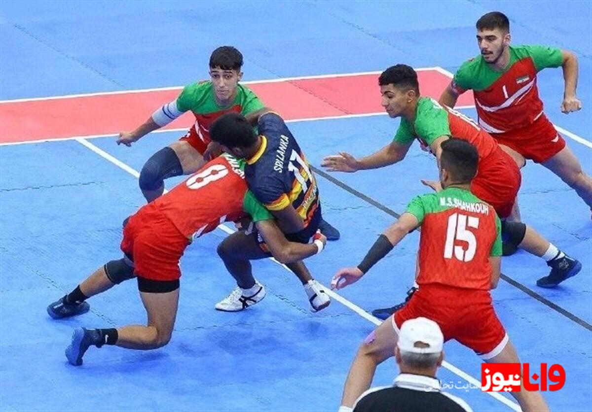 صعود پسران کبدی ایران به فینال بازیهای آسیایی جوانان بحرین