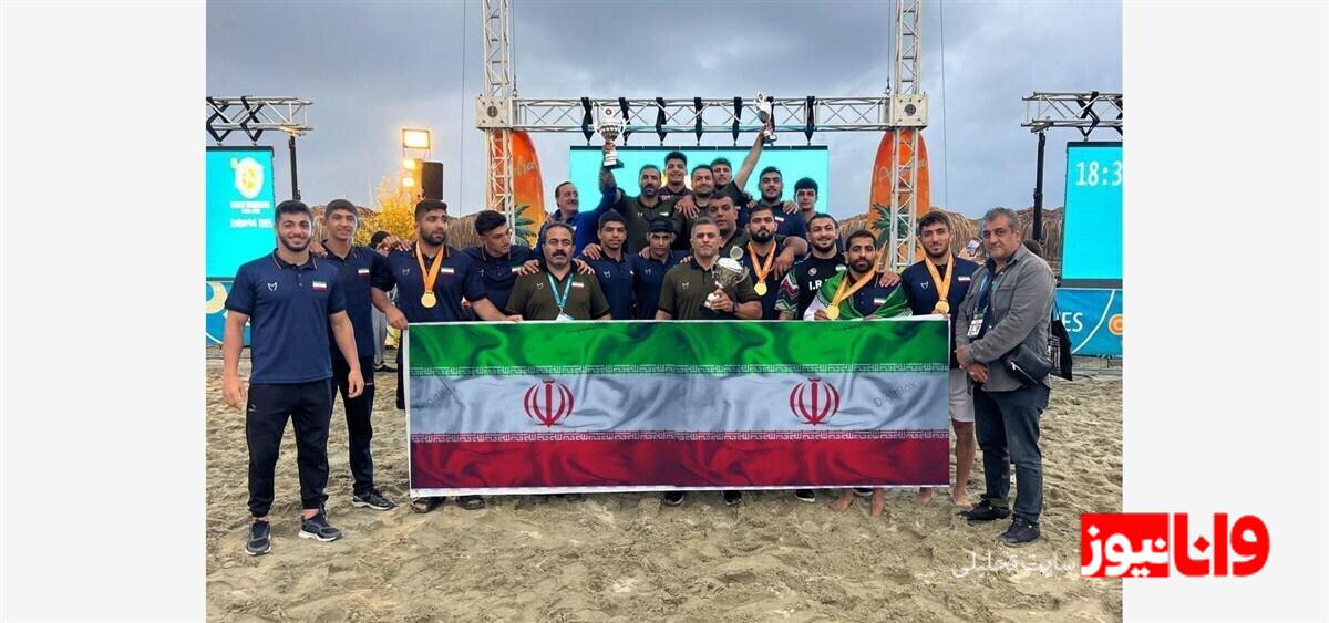 تیم ملی کشتی ساحلی در چهارمین مرحله رنکینگ جهانی اول شد