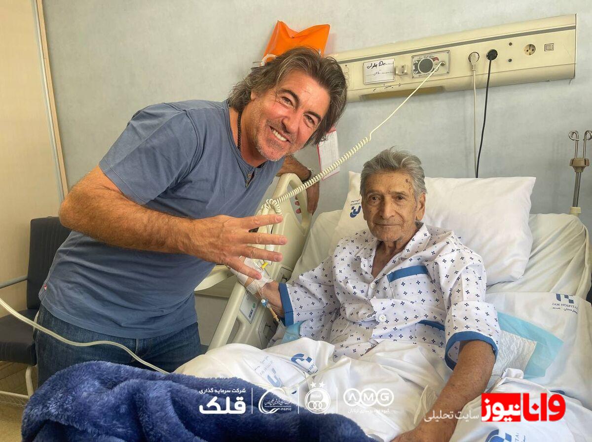 حرکت ارزشمند ساپینتو: عیادت از پیشکسوت استقلال در بستر بیماری