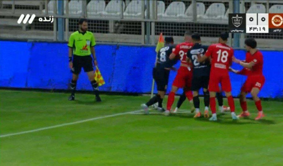 عکس| لحظه ناب فوتبال در لیگ برتر ایران