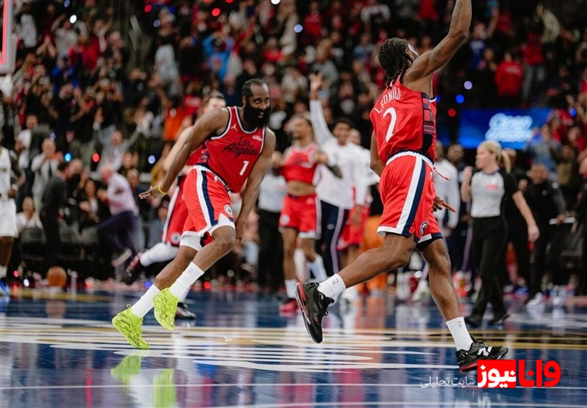 پیروزی تیم بسکتبال کلیپرز در ثانیه پایانی مقابل پلیکانز