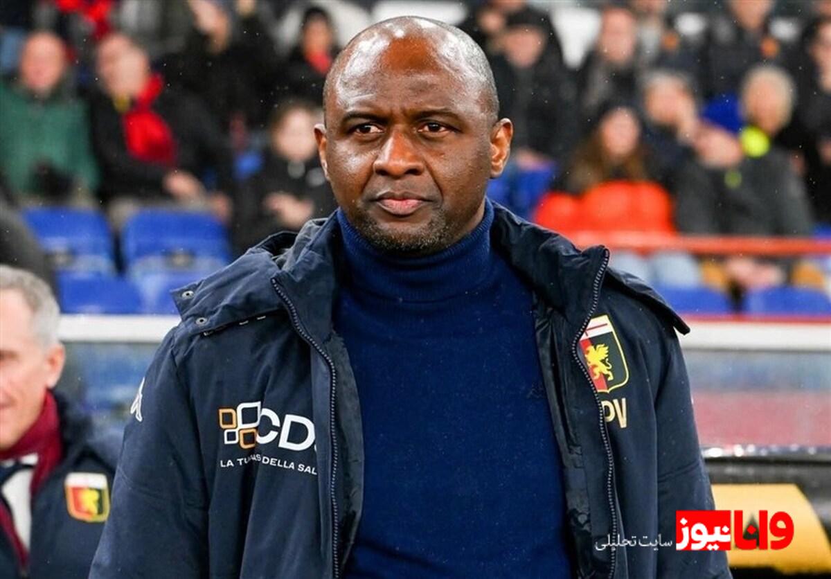 پاتریک ویرا از سرمربیگری جنوا اخراج شد