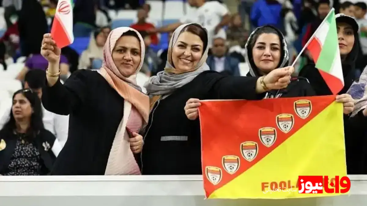 حضور زنان تماشاگر در ورزشگاه اهواز: نقطه عطفی در فوتبال ایران+تصاویر