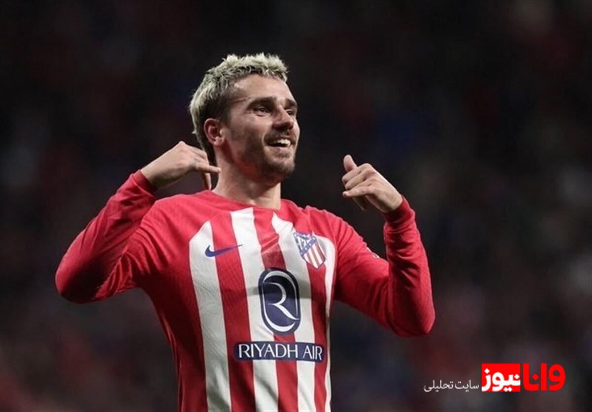 برد خانگی اتلتیکومادرید با بریس گریزمان