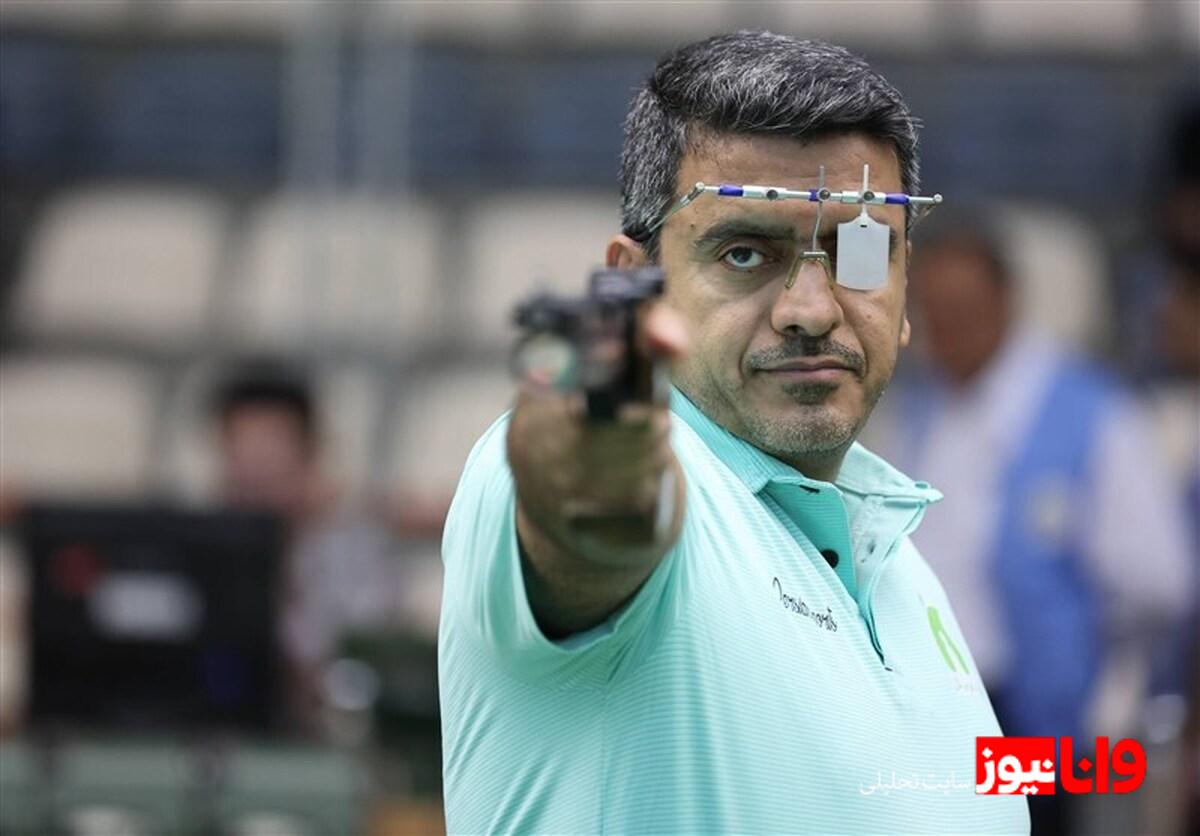نتیجه ضعیف فروغی در مسابقات تیراندازی قهرمانی جهان  گل‌خندان سیزدهم شد