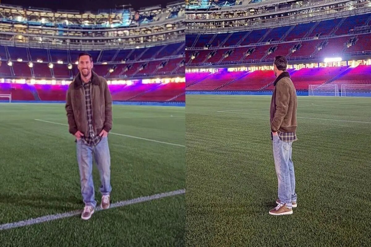 عکس| چه کسی بازگشت مسی به بارسلونا را به تصویر کشید؟