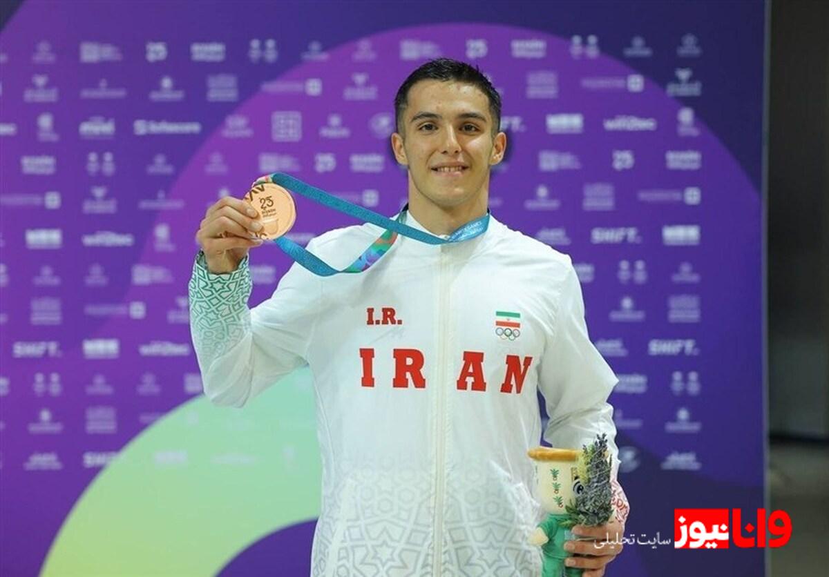 بازی‌های کشورهای اسلامی| قاسمی به مدال برنز 200 متر آزاد رسید