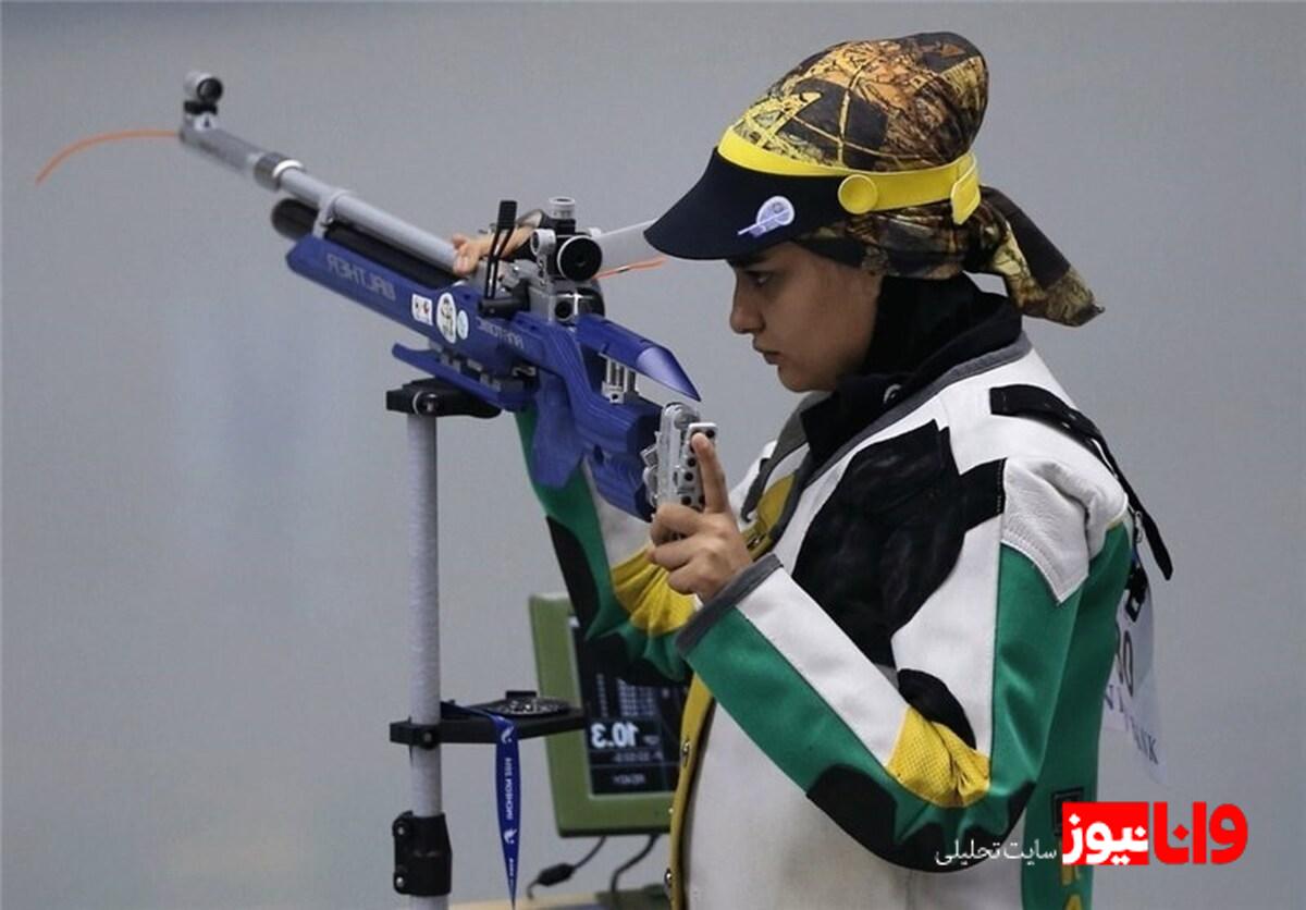 تیراندازی قهرمانی جهان| پایان کار نجمه خدمتی در تفنگ سه وضعیت