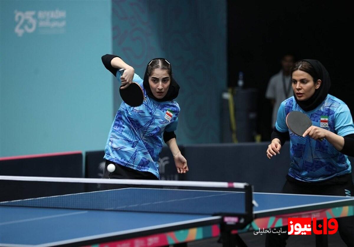 بازی‌های کشورهای اسلامی| قطعی شدن برنز تیم تنیس روی میز دوبل بانوان ایران