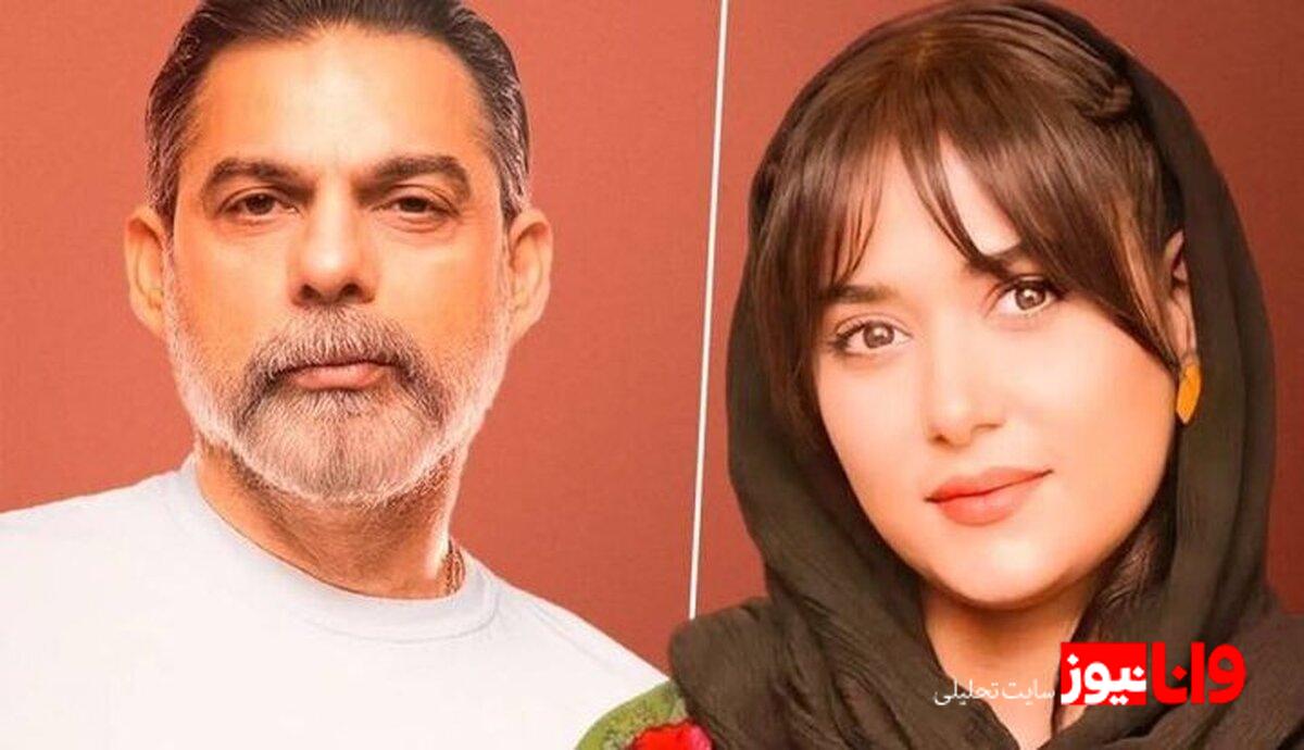 تصویری از نگاه عاشقانه پریناز ایزدیار به پیمان معادی