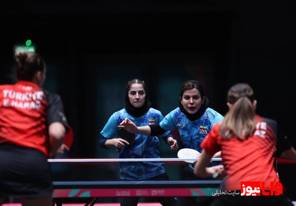 بازی‌های کشورهای اسلامی| طلای هشتم ایران برای تیم تنیس روی میز دوبل بانوان