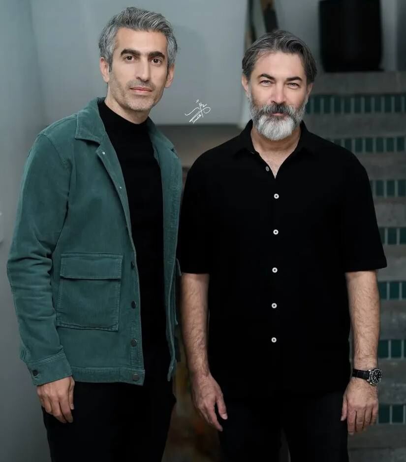 ستاره محبوب استقلال و همسرش، میزبان بازیگران سرشناس سینما +تصاویر