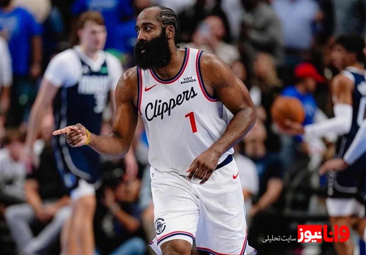 کاپ NBA| پیروزی کلیپرز با تریپل دابل هاردن  نیواورلینز مغلوب لیکرز شد