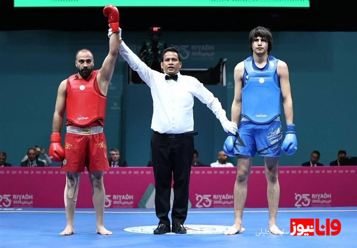 بازی‌های کشورهای اسلامی| برتری فربد تالشی در گام نخست مسابقات ووشو