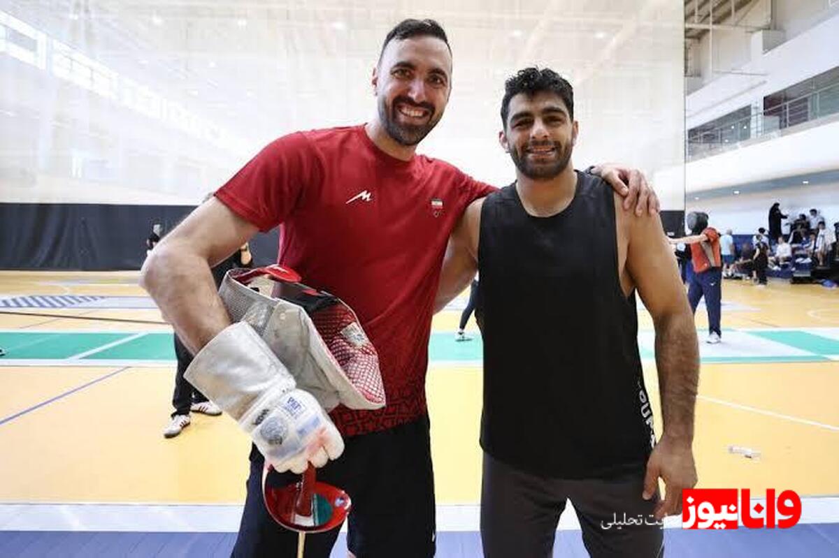 رقابت تماشایی محمدهادی ساروی و علی پاکدامن در کشتی فرنگی!+عکس