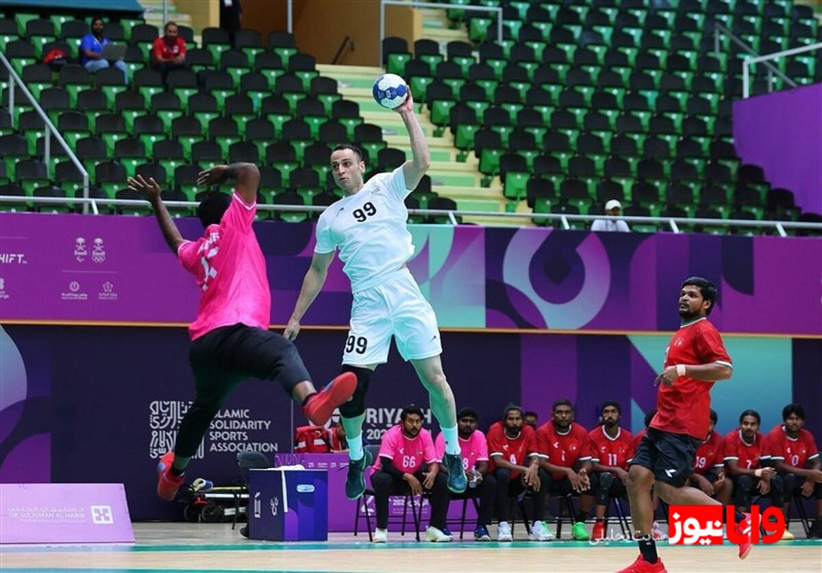 بازی‌های کشورهای اسلامی| برد آسان تیم هندبال مردان ایران مقابل مالدیو