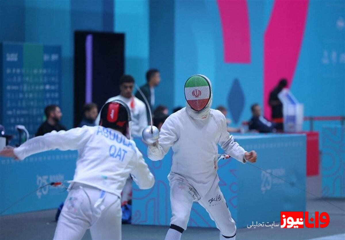 بازی‌های کشورهای اسلامی| راهیابی دو شمشیرباز ایران به جدول حذفی