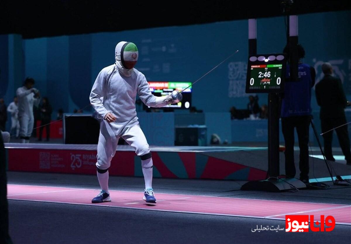 بازی‌های کشورهای اسلامی| شمشیربازان ایرانی حریف هم شدند