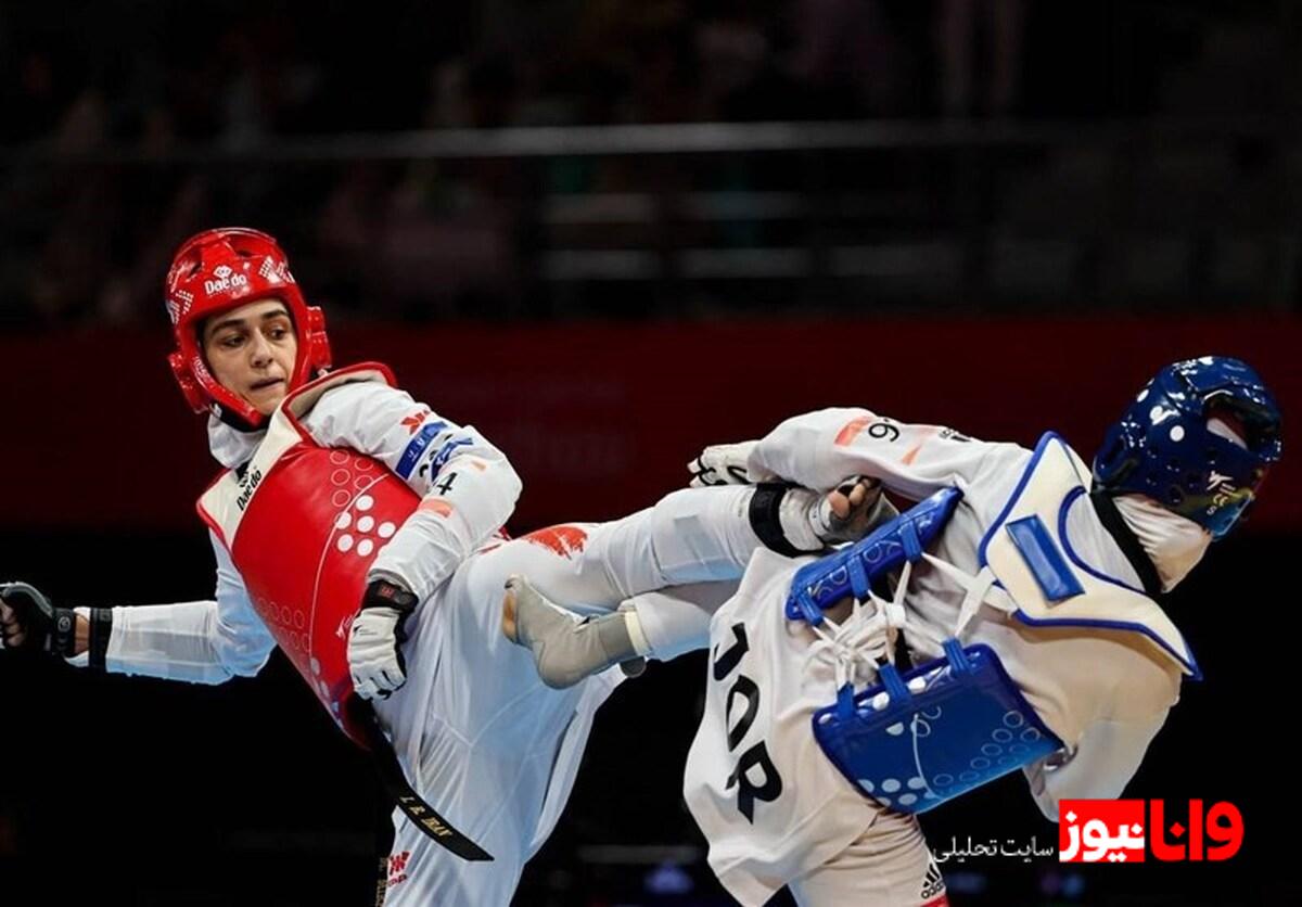 بازی‌های کشورهای اسلامی| حسینی با شکست قطر به نیمه نهایی تکواندو راه یافت