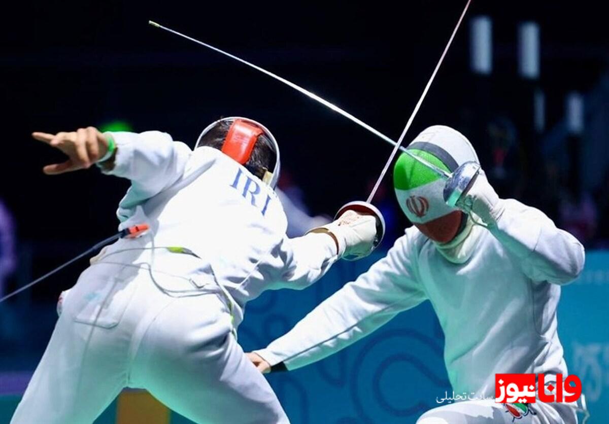 بازی‌های کشورهای اسلامی| برتری موشحی در دوئل شمشیربازان ایرانی