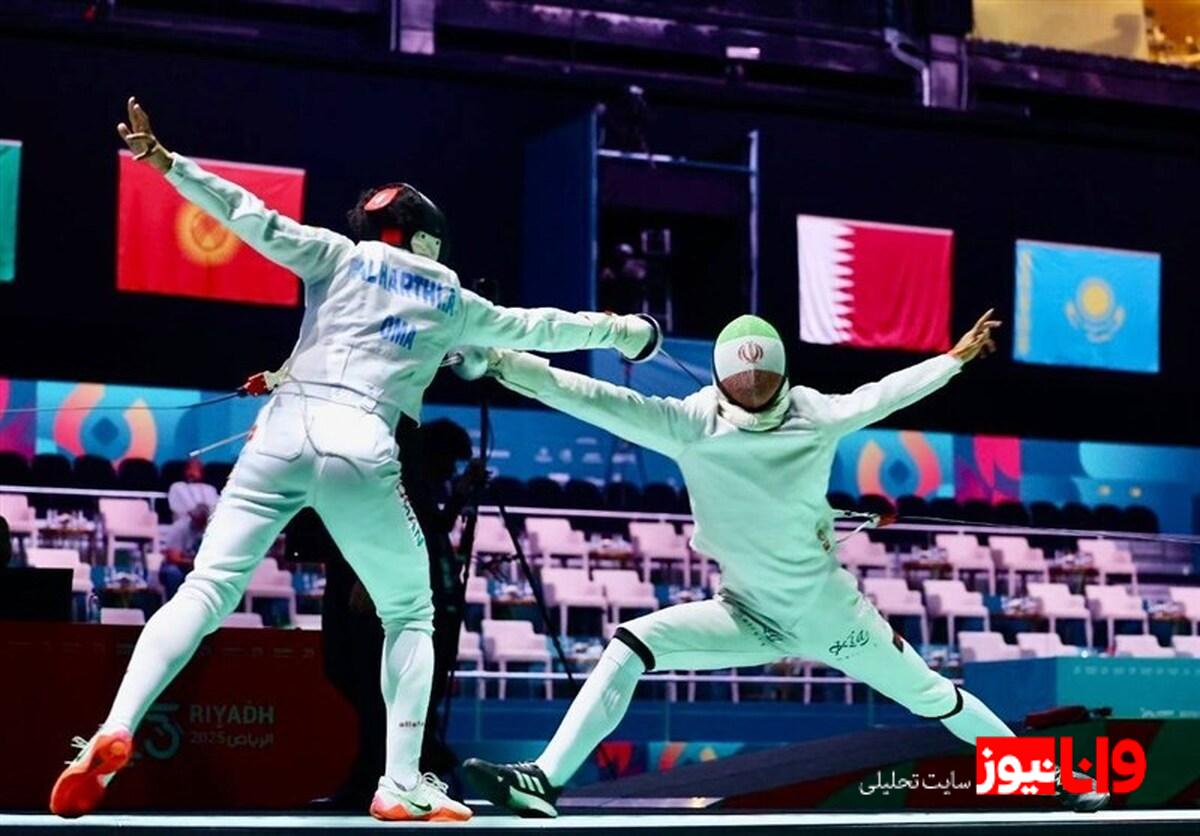 بازی‌های کشورهای اسلامی| حذف آخرین ملی‌پوش شمشیربازی با شکست مقابل حریف ازبک