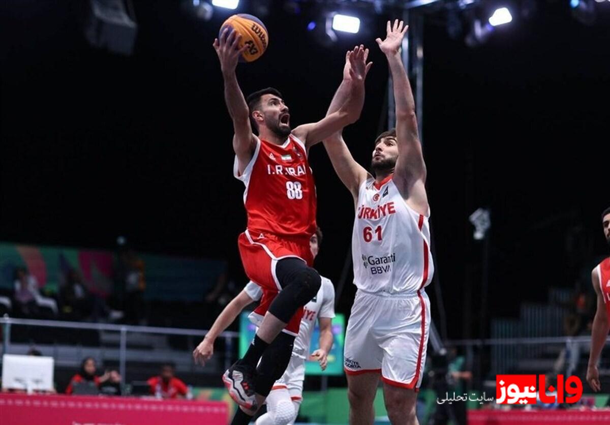 بازی‌های کشورهای اسلامی| بسکتبال سه نفره مردان با شکست ترکیه استارت زد