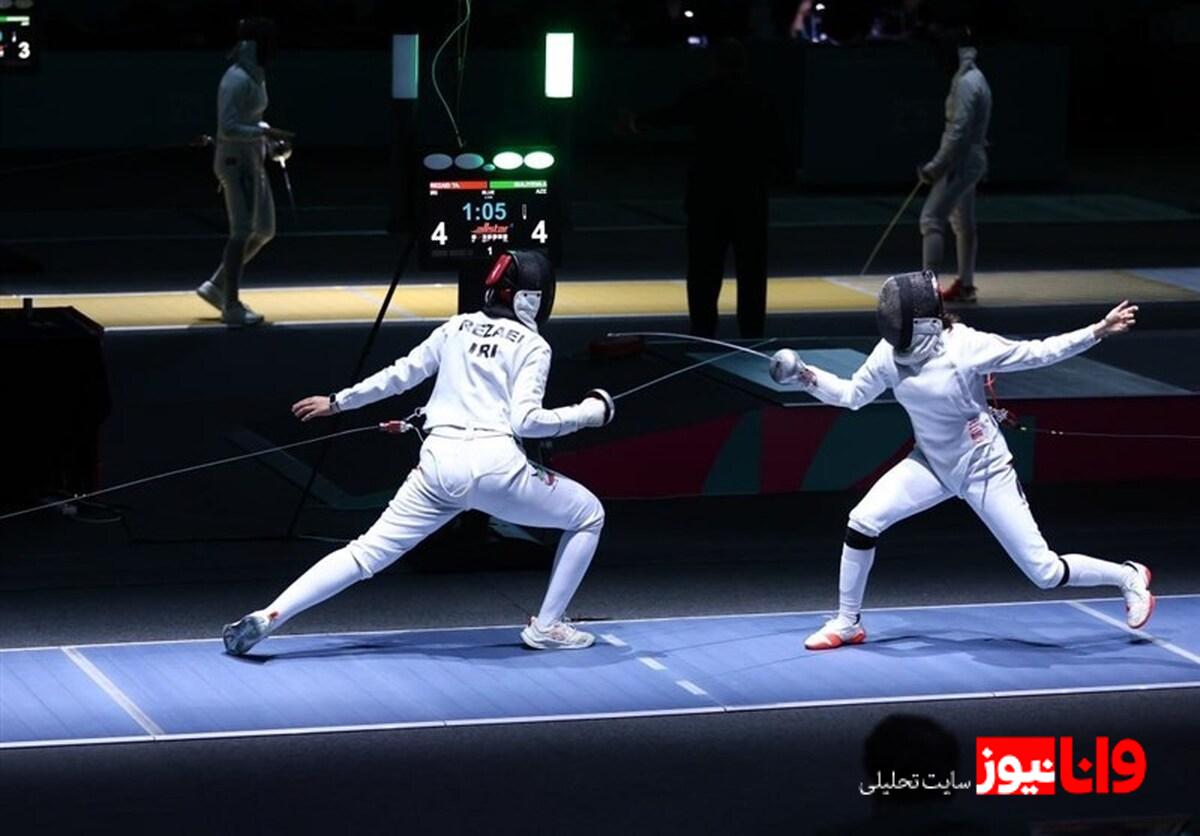 بازی‌های کشورهای اسلامی| صعود دختر شمشیرباز ایران به مرحله اصلی