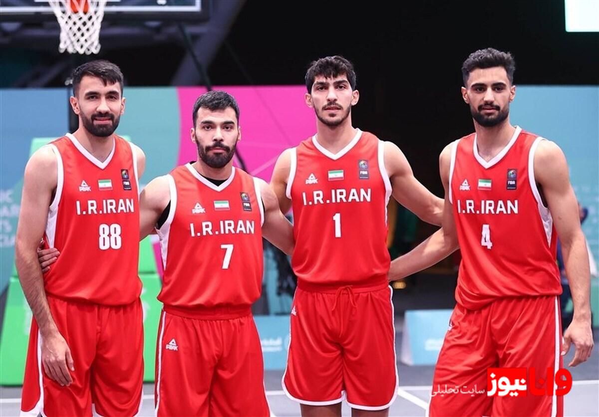 بازی‌های کشورهای اسلامی| راهیابی تیم بسکتبال سه نفره مردان به مرحله نیمه نهایی