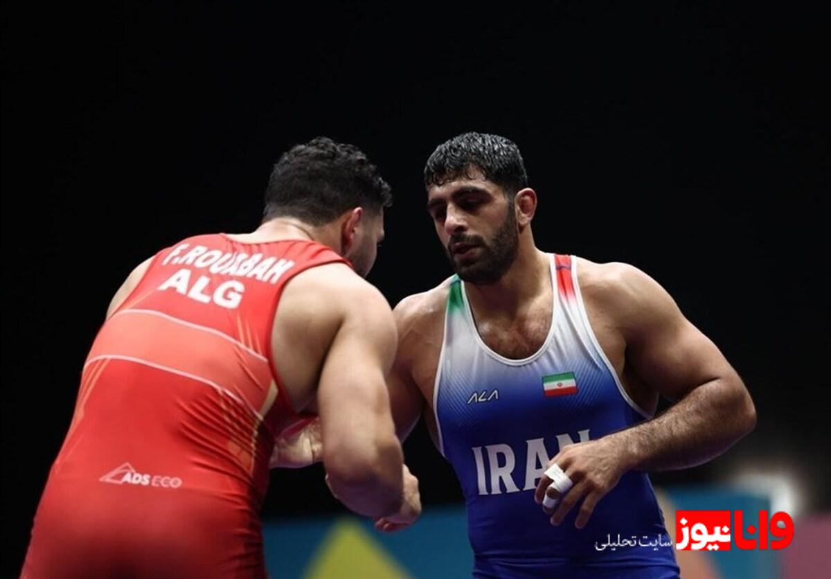 بازی‌های کشورهای اسلامی| صعود ساروی به نیمه نهایی کشتی فرنگی