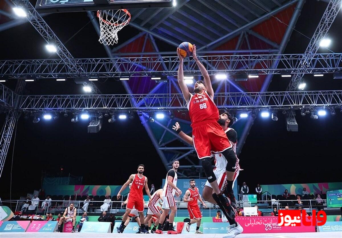 بازی‌های کشورهای اسلامی| صعود تیم بسکتبال سه نفره مردان ایران به فینال