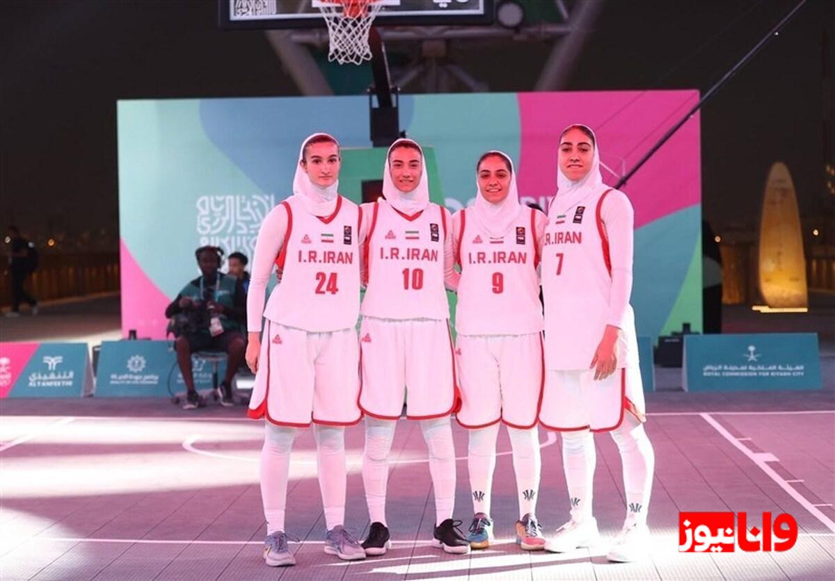 بازی‌های کشورهای اسلامی| دست تیم بسکتبال سه نفره بانوان به مدال نرسید