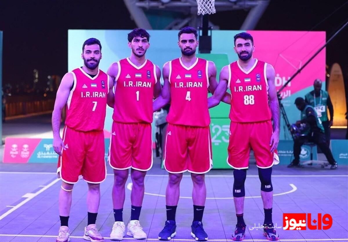 بازی‌های کشورهای اسلامی| نایب قهرمانی تیم بسکتبال 3 نفره مردان ایران