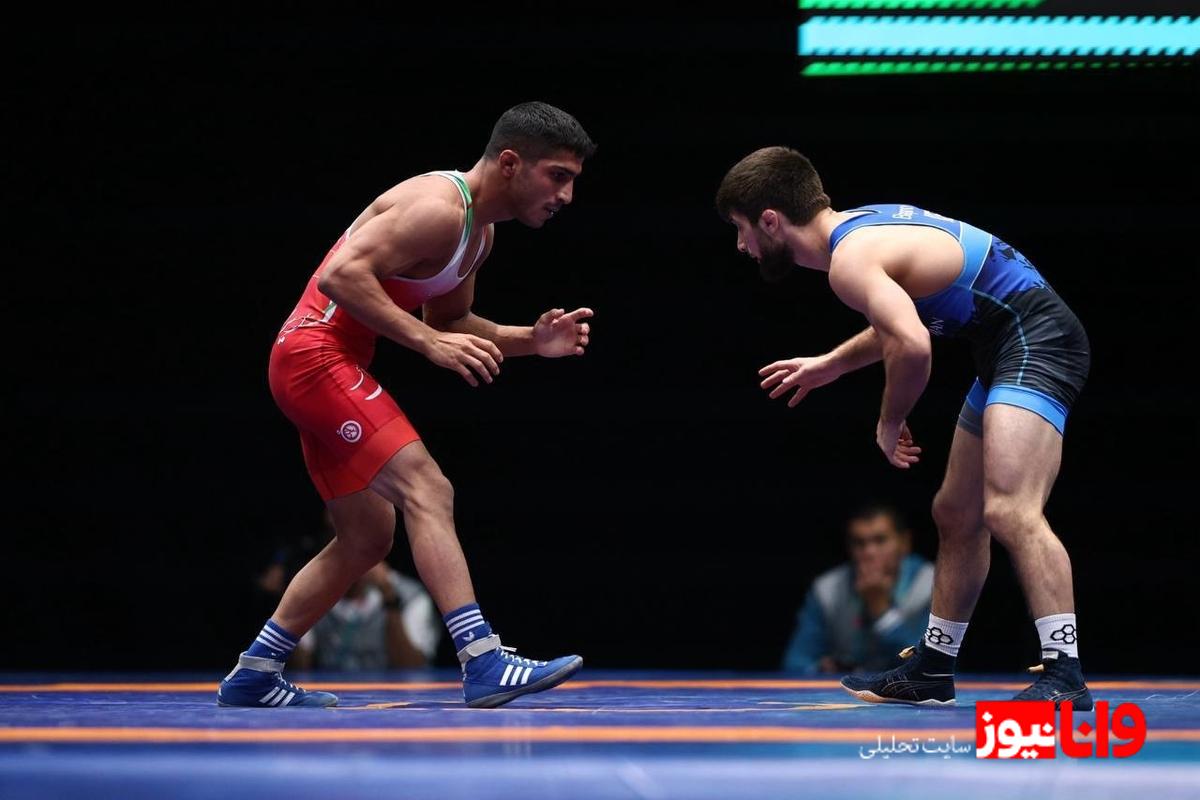 بازی‌های کشورهای اسلامی| شکست علی مومنی مقابل آزادکار آذربایجانی