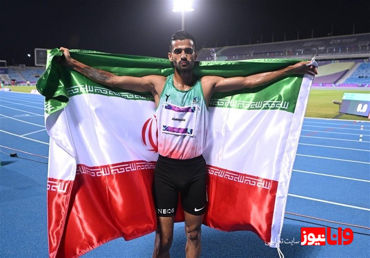 بازی‌های کشورهای اسلامی| درخشش برق طلا روی سینه امیریان
