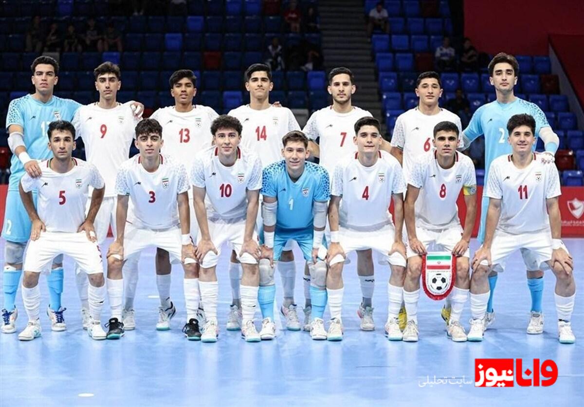 راهیابی تیم فوتسال جوانان ایران به فینال بازیهای آسیایی بحرین