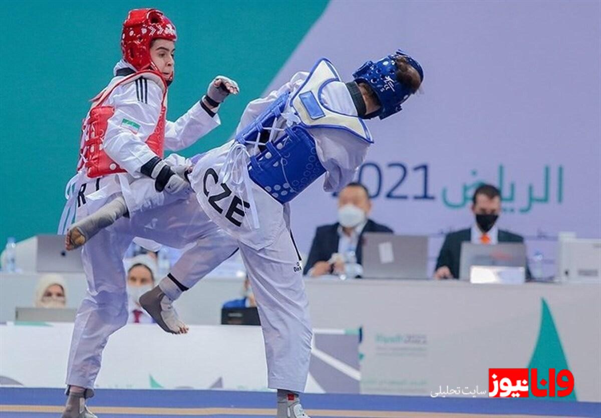 تکواندوی قهرمانی جهان|کوثر اساسه حذف شد  ابوالفضل زندی راهی دور بعد شد