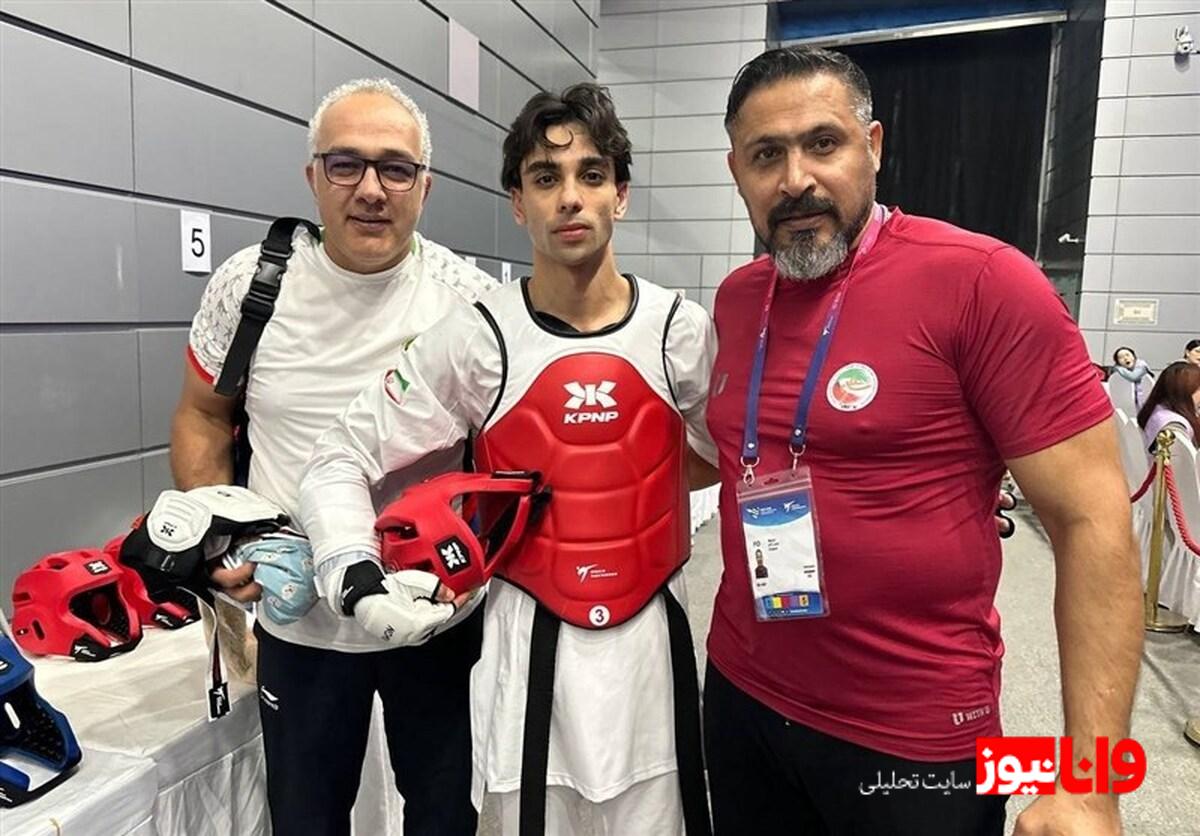 تکواندوی قهرمانی جهان| صعود مقتدرانه زندی به دیدار نیمهنهایی  برنز قطعی شد