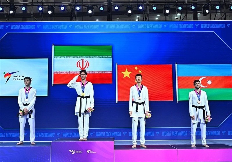 تکواندو , تکواندو ایران , مسابقات جهانی تکواندو , ابوالفضل زندی ,