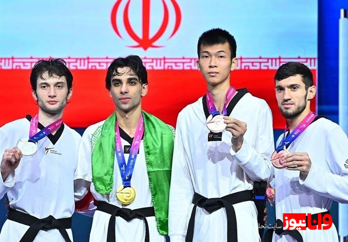 تکواندوی قهرمانی جهان| طلای زندی و شگفتیسازی پدیده تونس در روز ششم