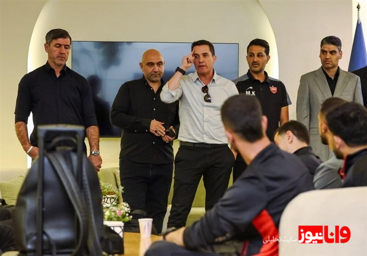 مراسم معارفه اوسمار ویرا پیش از سفر به تبریز+عکس