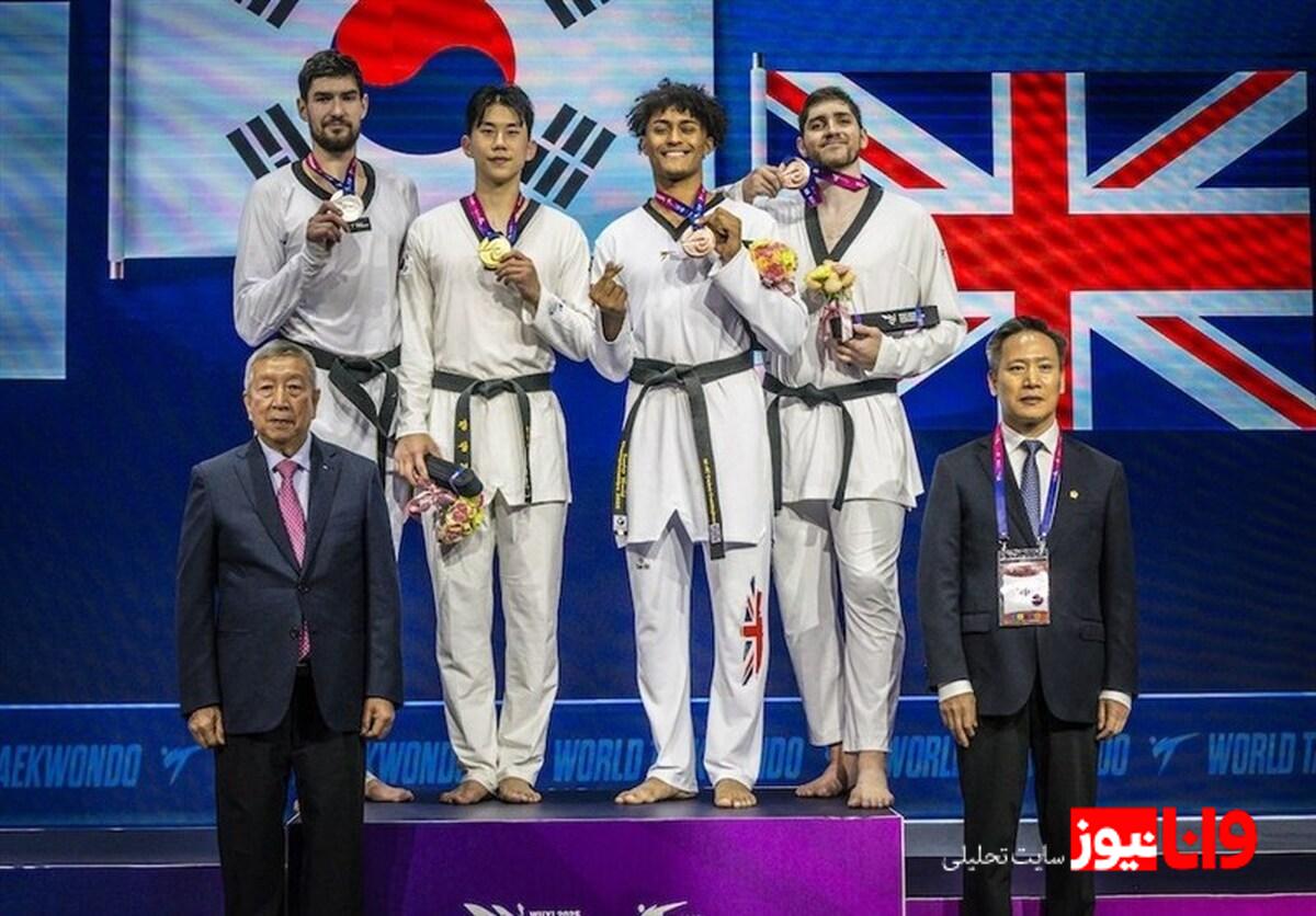 تکواندوی قهرمانی جهان| نایب قهرمانی شاگردان افلاکی  بازگشت به سکوی جهانی پس از 8 سال