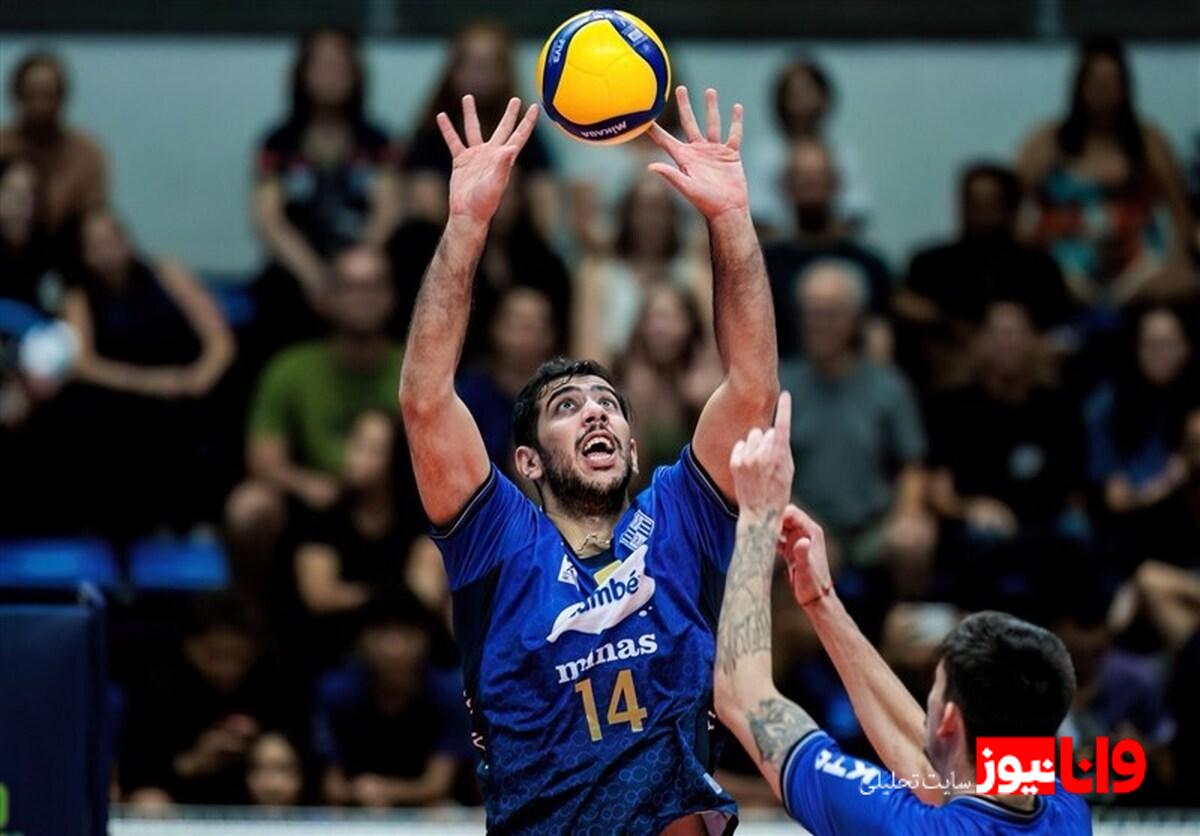 والیبال برزیل| تثبیت صدرنشینی پرایا با غلبه بر یاران کریمی