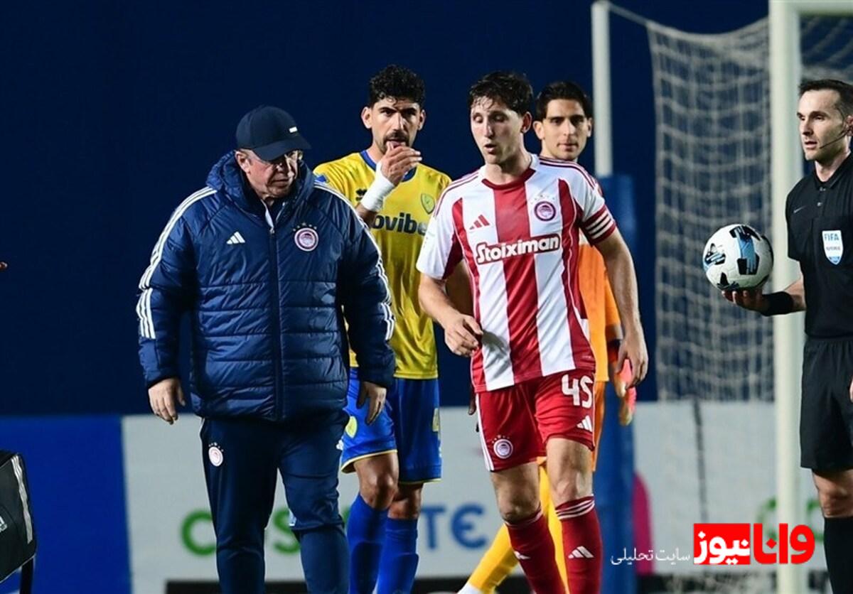 پیروزی المپیاکوس در غیاب طارمی