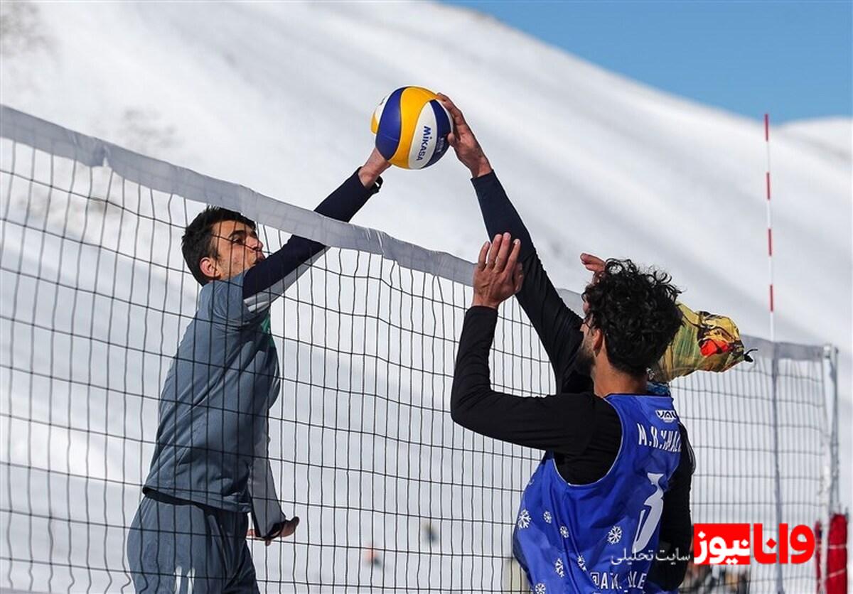 ایران میزبان نخستین دوره مسابقات والیبال برفی قهرمانی آسیا شد